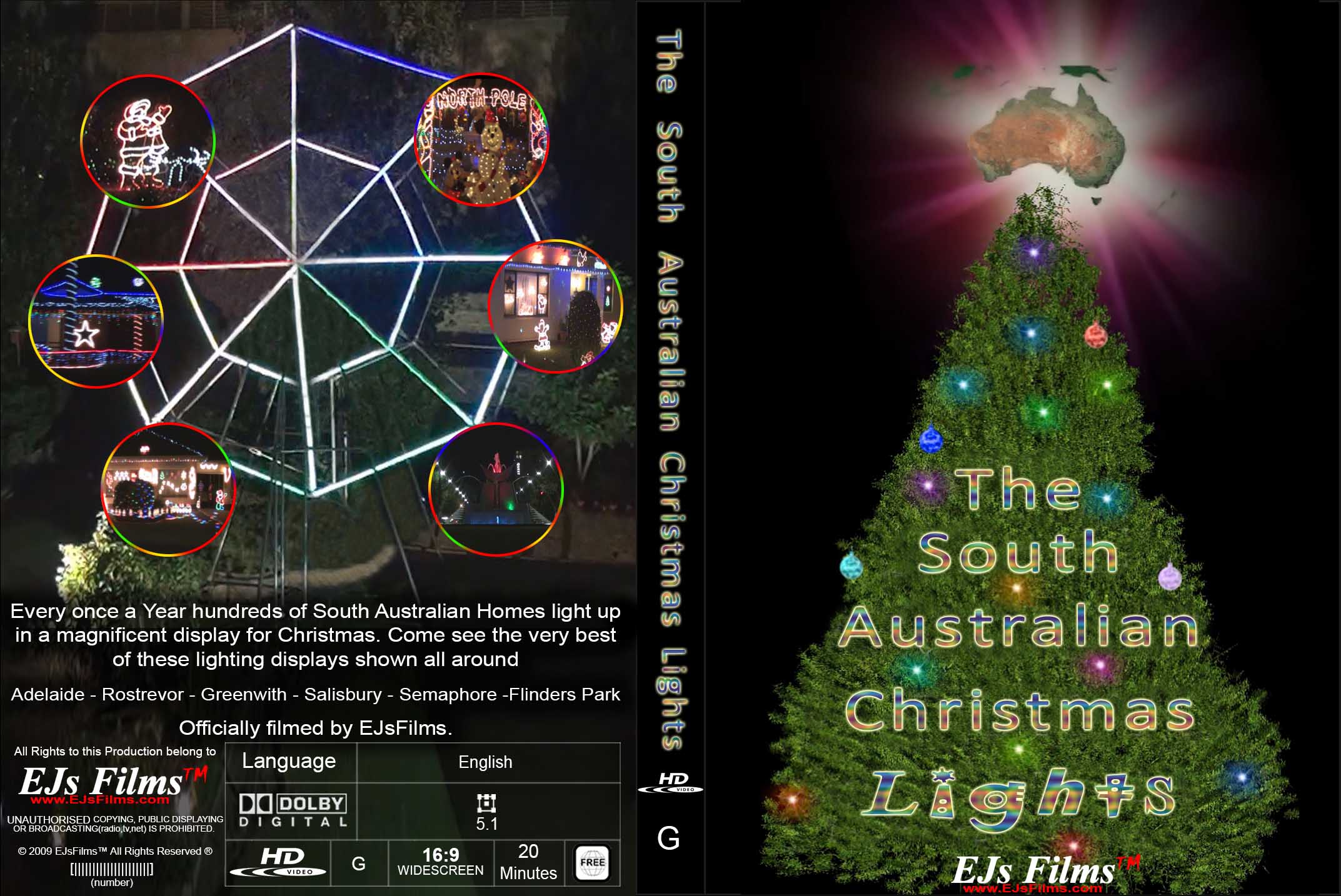  The South Australian Christmas Lights | G | Documentary | 2014 | by EJsFilms.com -  